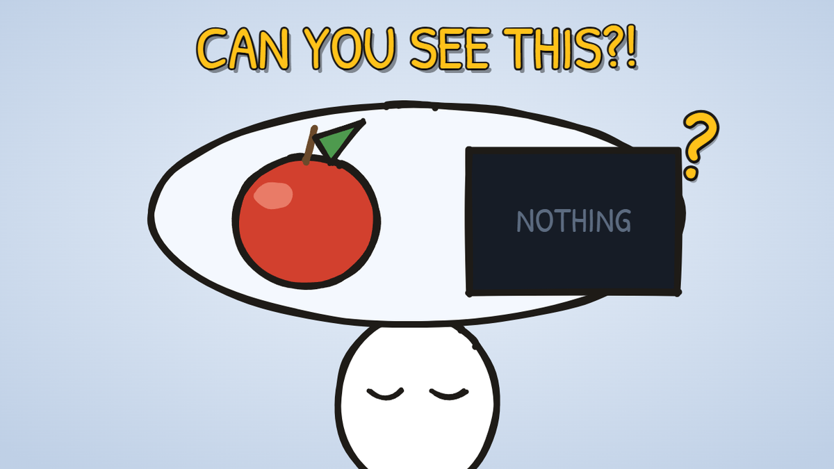 Munchrd illustration for: Why can't some people picture anything in their mind?
