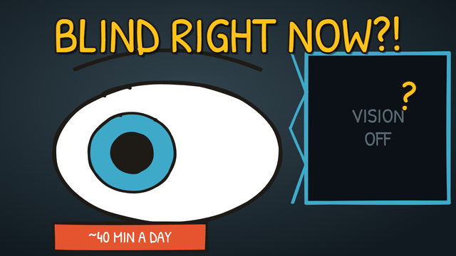 Munchrd: Why do you go briefly blind every time your eyes move?